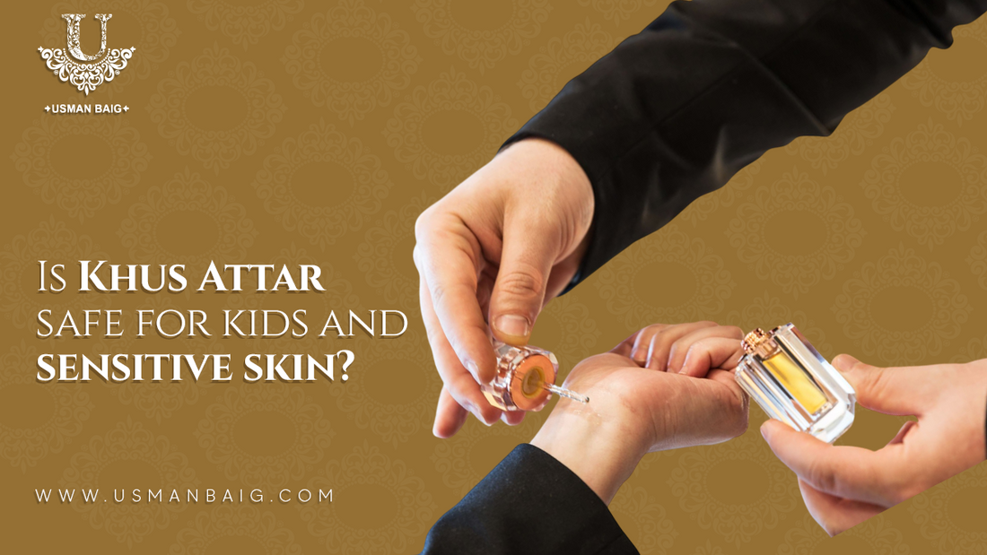 Is Khus Attar safe for kids and sensitive skin?