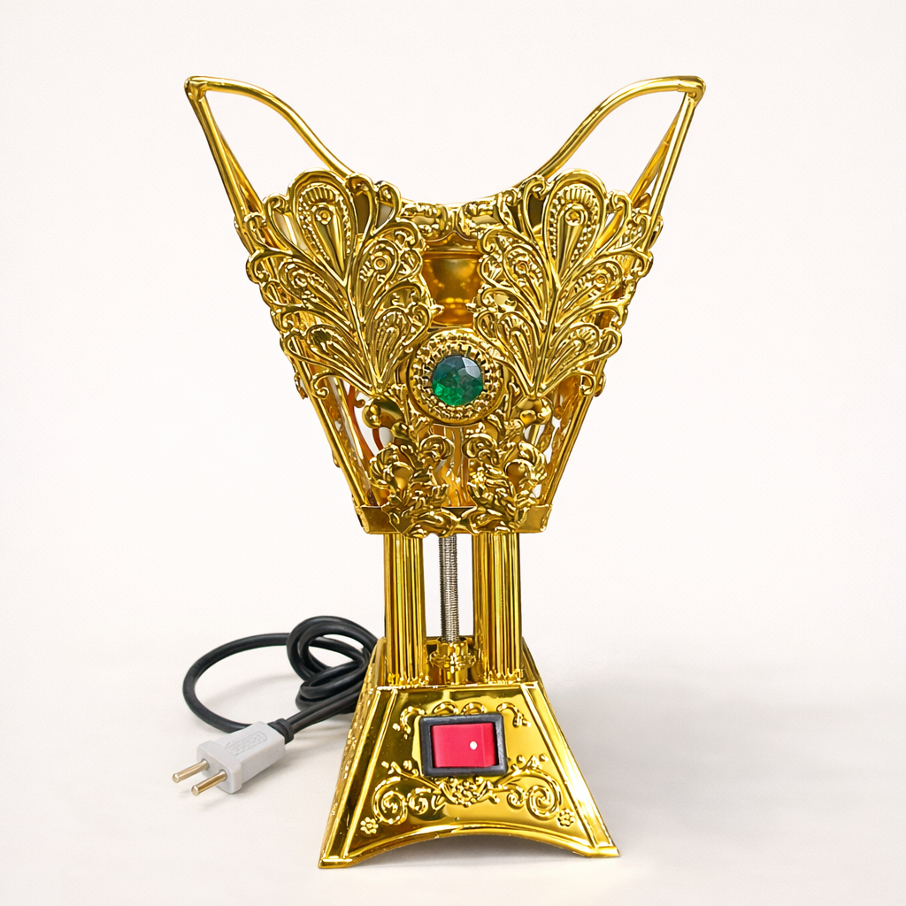 Electric Bakhoor Burner –  High Quality – Gold Color